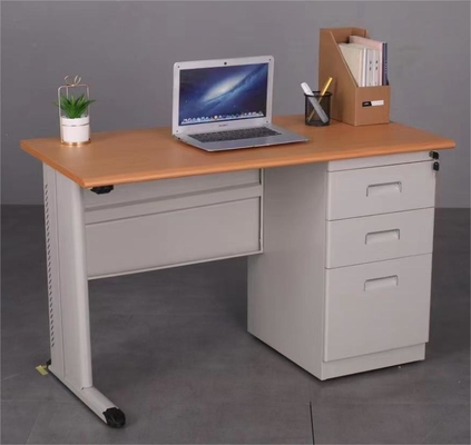 목제 통합된 금속 컴퓨터 책상 테이블 W1200mm 사무실 가구