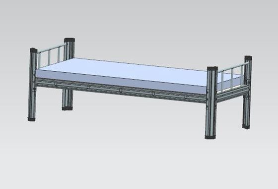 학생들을 위한 강한 금속 침실 L1900mm 한 개의 철 침대