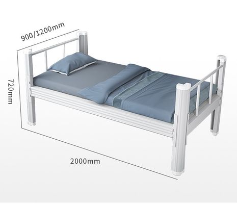 주문 제작된 주택 가구 H720mm 중금속 싱글 침대 과중한 업무 한 개의 철강 침대