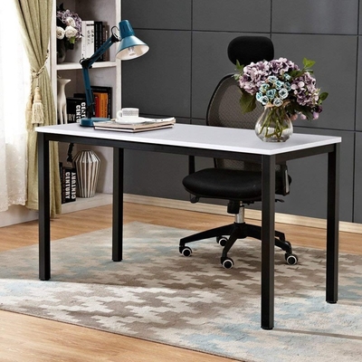 가정 작업 흰색 단일 사무실 테이블 나무 컴퓨터 테이블 책상