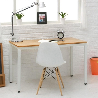 가정 작업 흰색 단일 사무실 테이블 나무 컴퓨터 테이블 책상