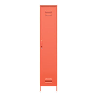 오렌지 H1700 단일 금속 로커 저장 캐비넷 플랫 포장과 함께 조절가능하 피트